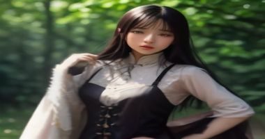 邻家系av女优日常感写真，街道背景自然妆容休闲服装，呈现最美av女优中的生活气息美学